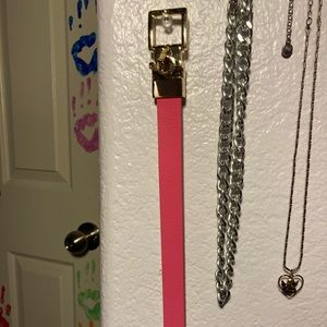 Pink Kate Spade belt